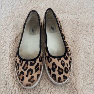 Ugg Cami Calf Hair Leopard slip on sneakers